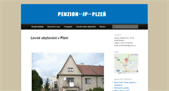 Desktop Screenshot of penzion-jp-plzen.cz