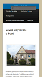 Mobile Screenshot of penzion-jp-plzen.cz