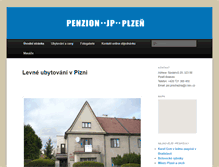 Tablet Screenshot of penzion-jp-plzen.cz